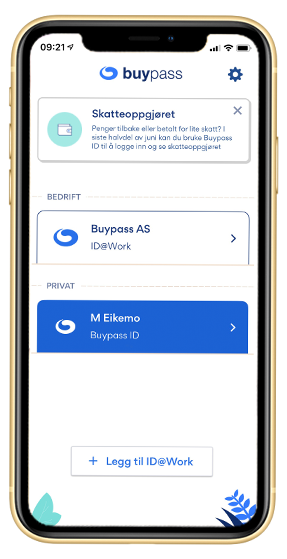 Buypass id@work app